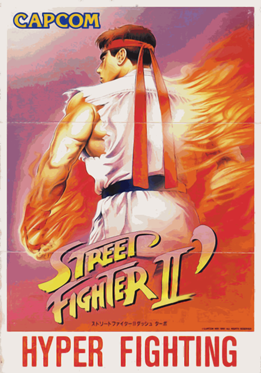 Street Fighter II' - Hyper Fighting (street fighter 2' T 921209 World) Arcade Game Cover